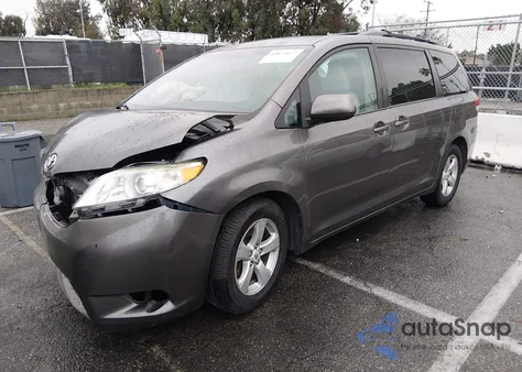 2011 Toyota Sienna Le V6 из США, поврежденный, VIN 5TDKK3DC6BS052922